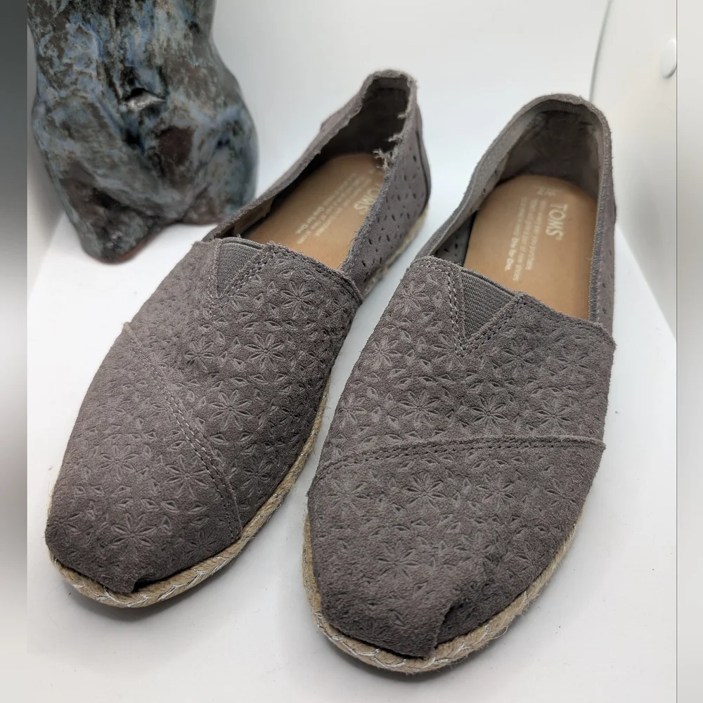 Toms Gray Slip-On‎ Shoes